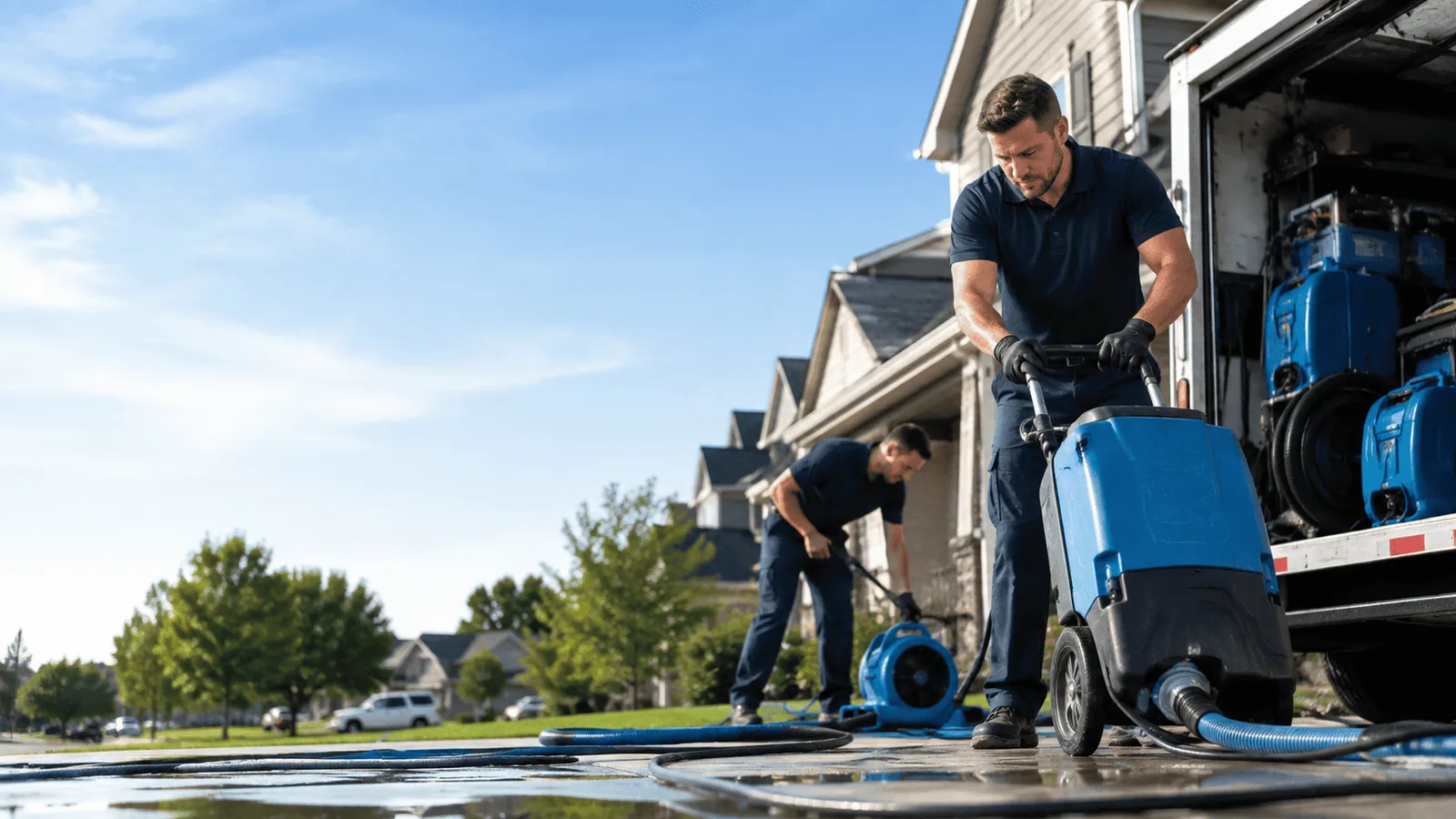 Dehumidification being performed in Parkesburg, PA